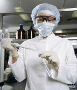 Photo of lab tech