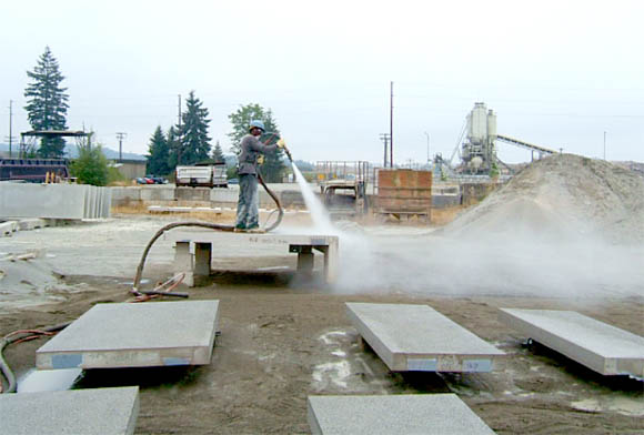 Figure 6. sand blasting