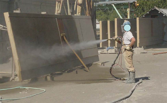 Figure 9: wet blasting