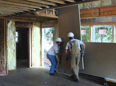 Lack of hatch access requires lifting panels up to second floor.