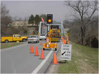 Photo of road construction