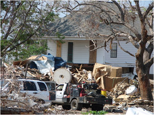 Photo of Hurricane damage