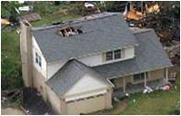 roof damage from storm